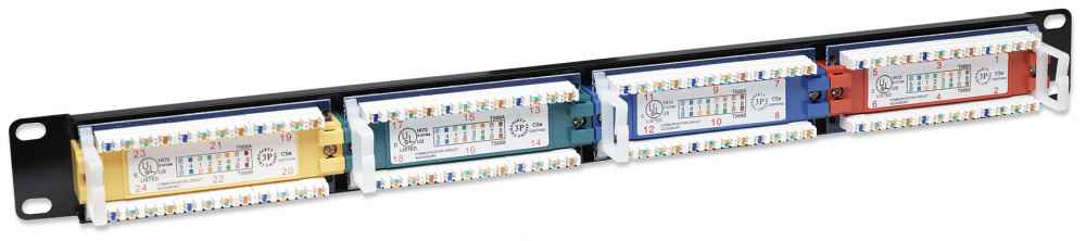 Cat5e Color-Coded Patch Panel Image 4