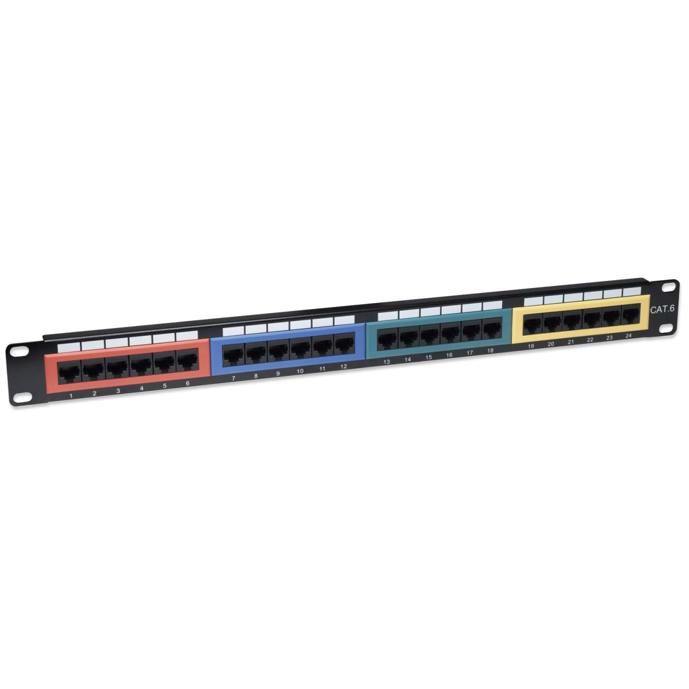 Cat6 Color-Coded Patch Panel Image 3