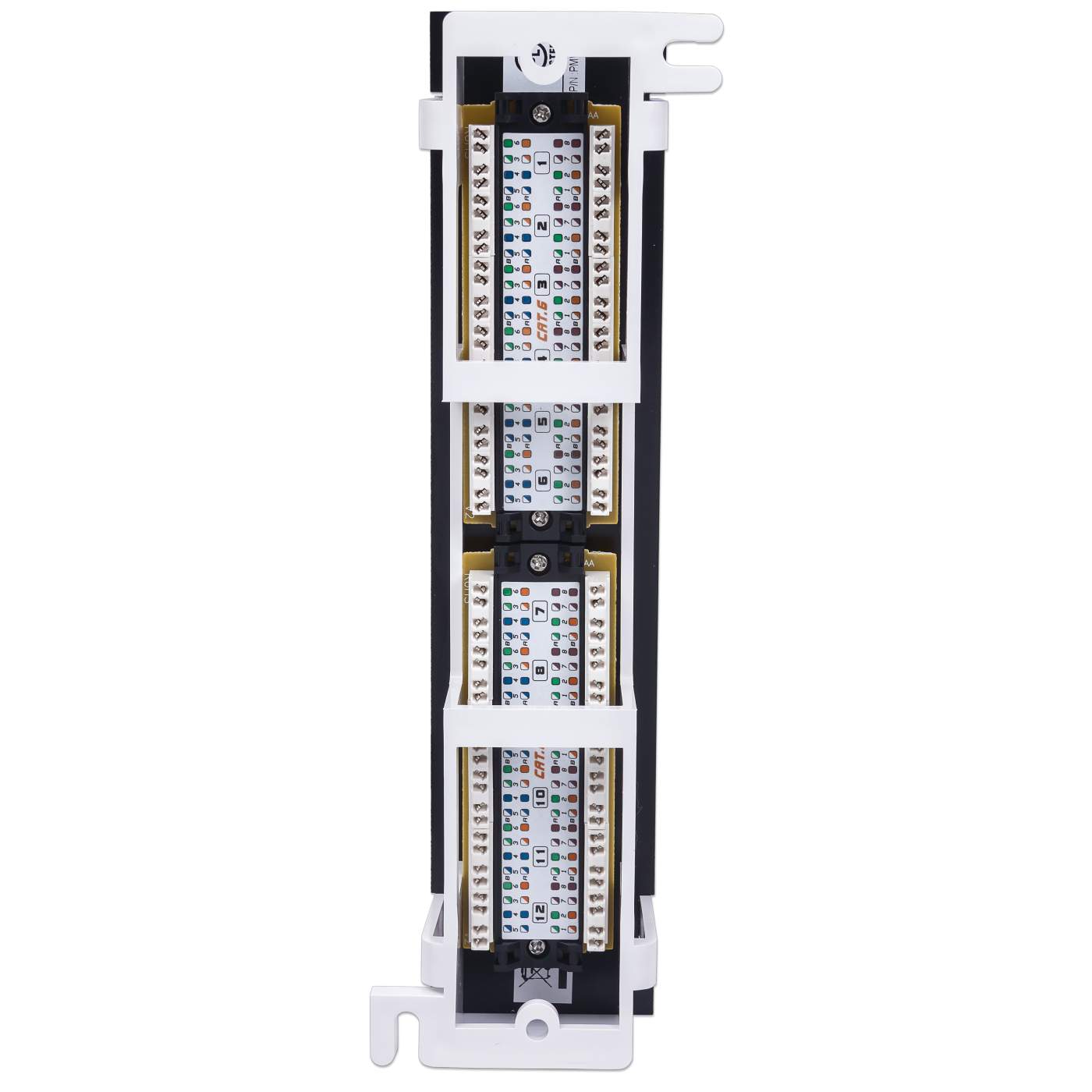 Wall mounted patch 2024 panel cat6