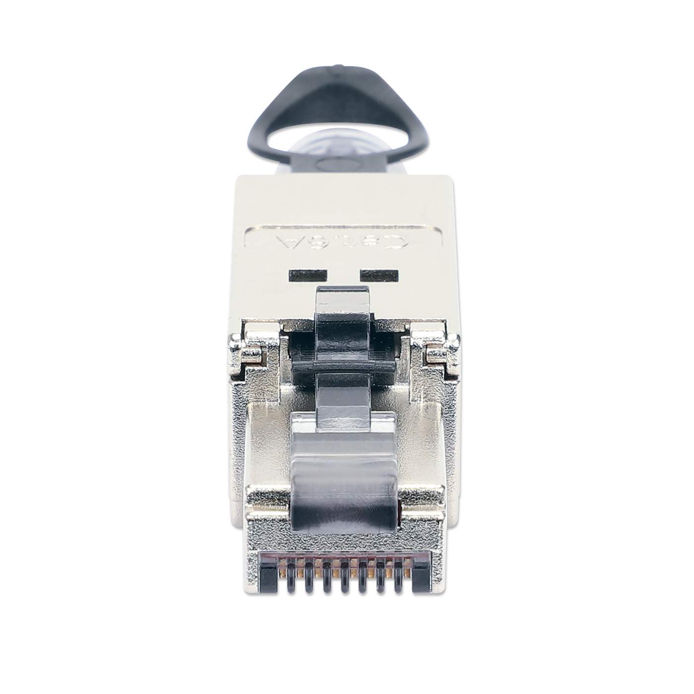 Cat6a 10G Shielded Toolless RJ45 Modular Field Termination Plug with Pull-ring Release Image 3