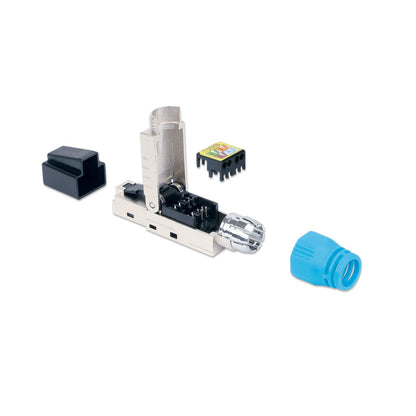 Cat8.1 40G Shielded Toolless RJ45 Modular Field Termination Plug Image 5