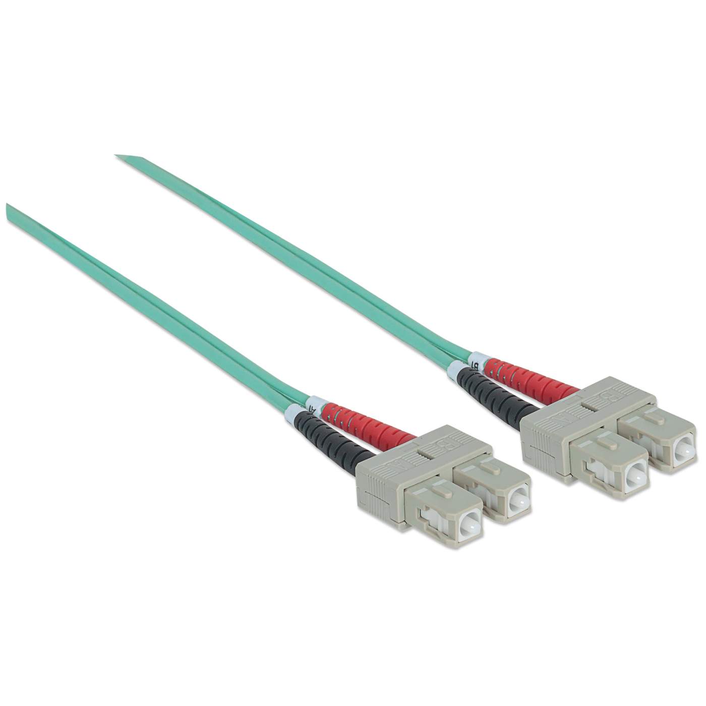 1 m SC to SC UPC Fiber Optic Patch Cable, 3.0 mm, Duplex, LSZH, OM3 ...