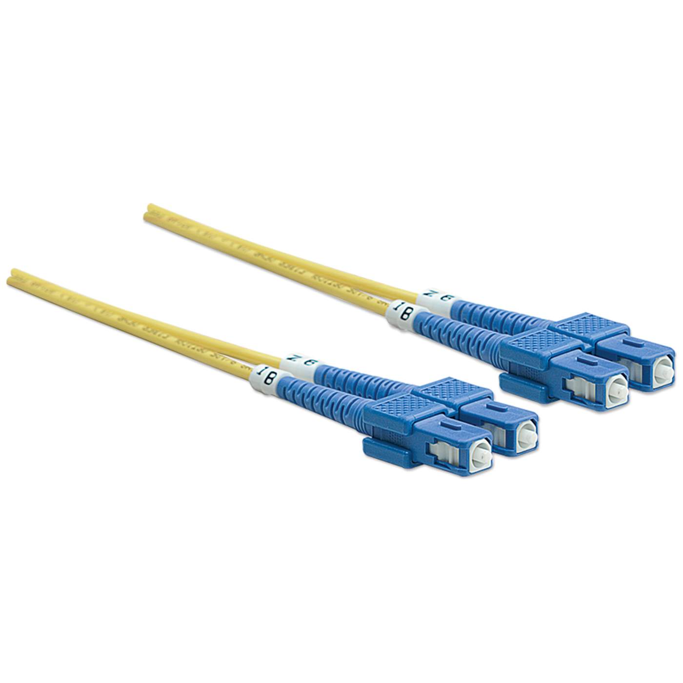 5 m SC to SC UPC Fiber Optic Patch Cable, 3.0 mm, Duplex