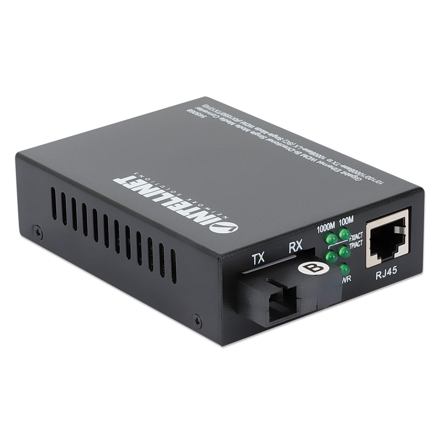 Gigabit Ethernet WDM Bi-Directional Single Mode Media Converter Image 2