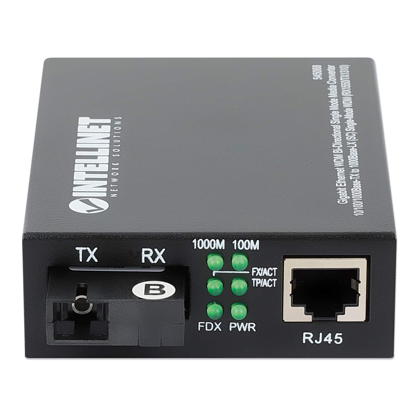 Gigabit Ethernet WDM Bi-Directional Single Mode Media Converter Image 3