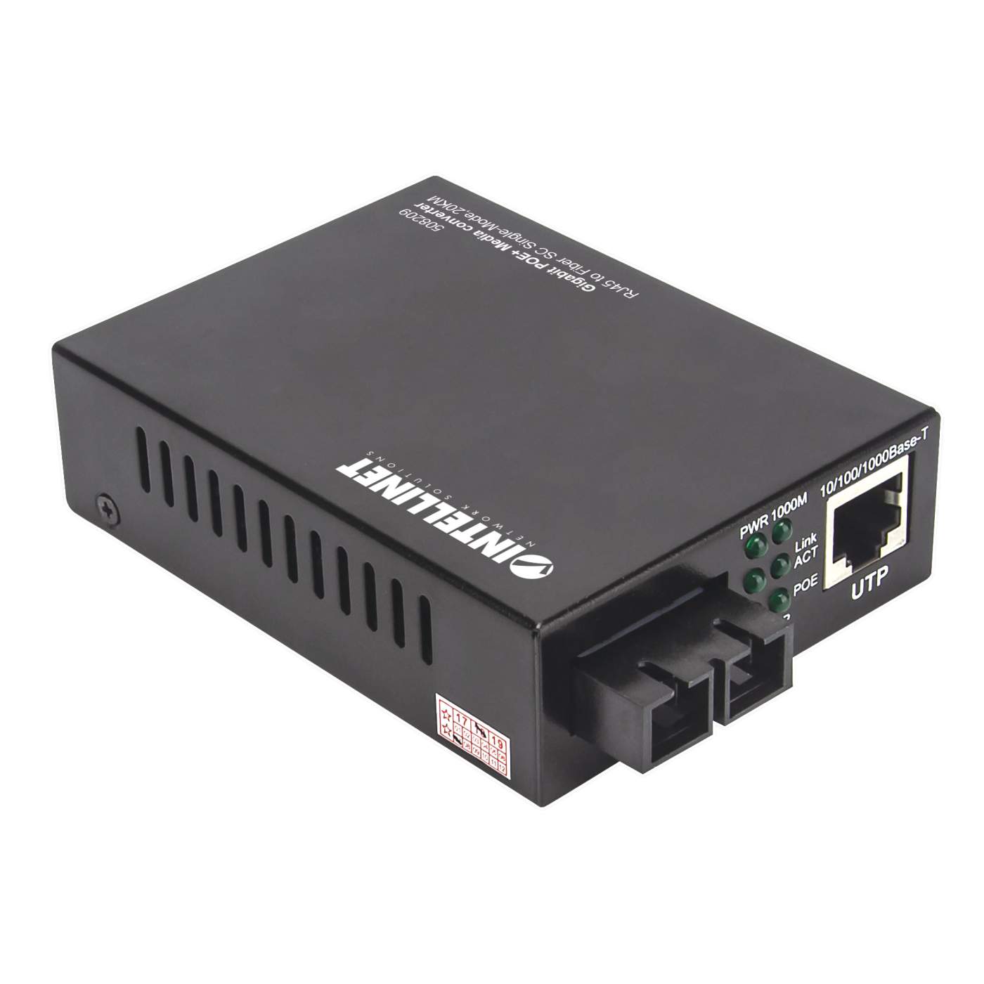 Intellinet Gigabit PoE+ Media Converter (508209) – Intellinet Europe