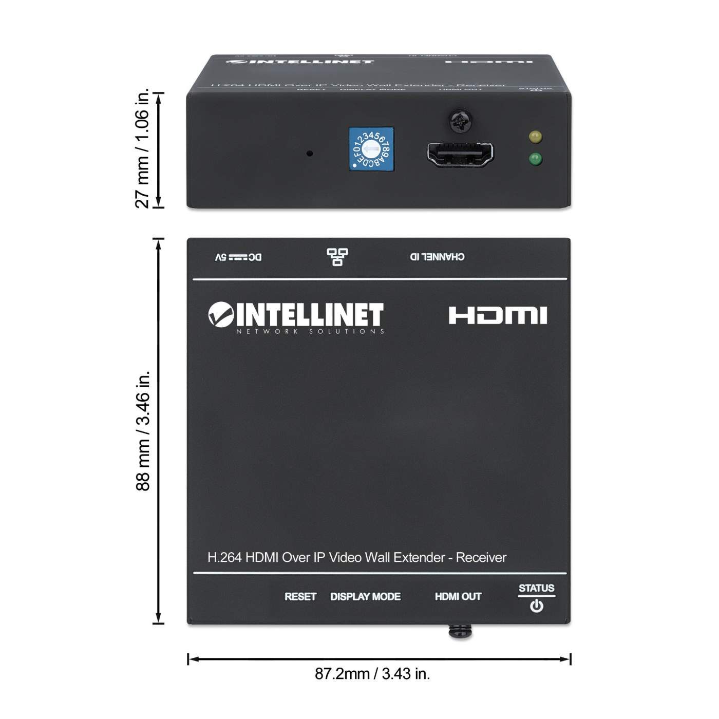 H.264 HDMI Over IP Video Wall Extender - Receiver Image 8