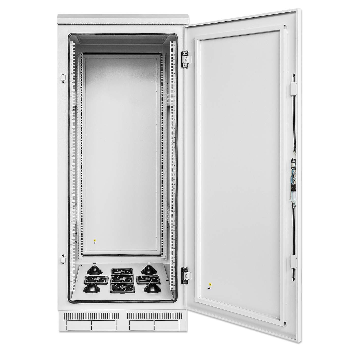 Industrial IP55 19" Network Cabinet with Integrated Fans, 27U Image 4