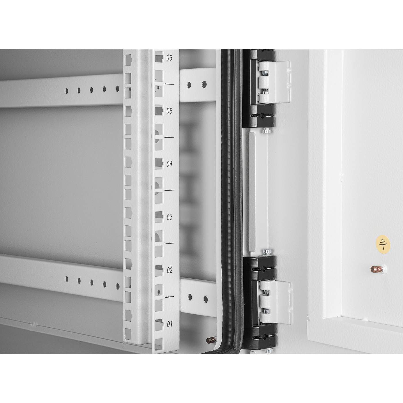 Industrial IP55 19" Wall Mount Cabinet with Integrated Fans, 6U  Image 6