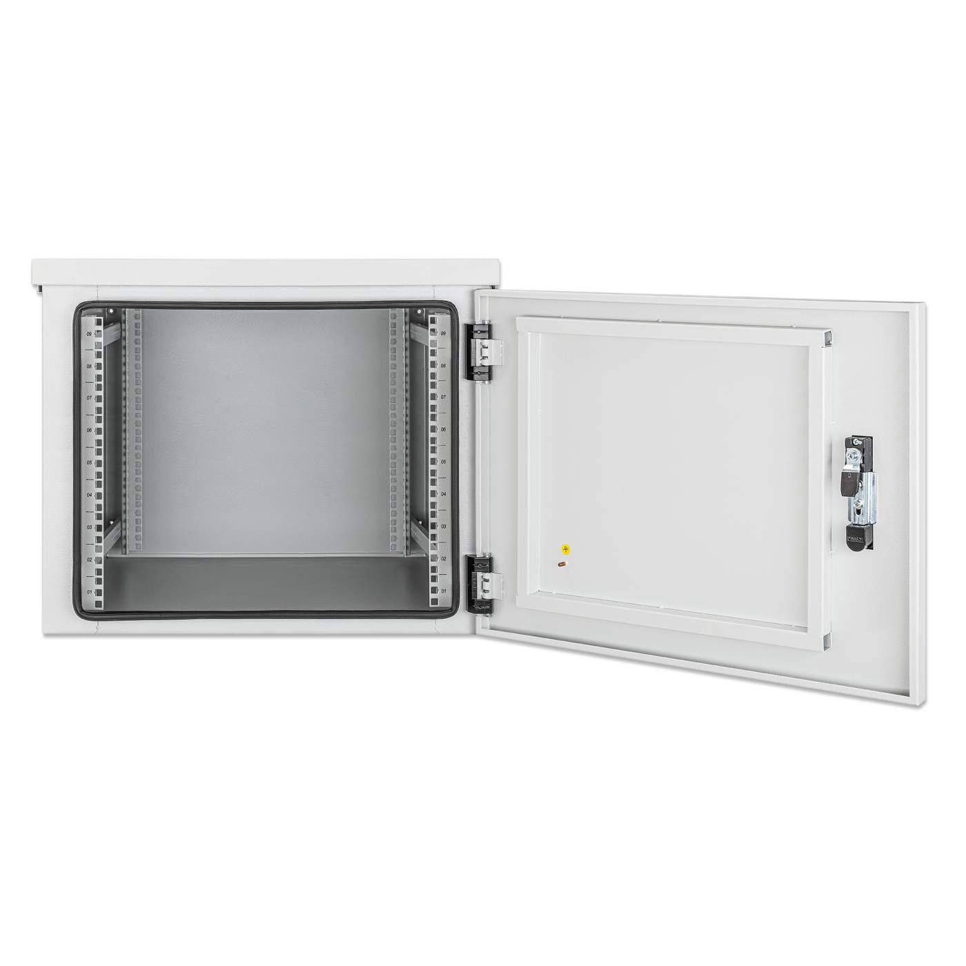 Industrial IP55 19" Wall Mount Cabinet with Integrated Fans, 9U Image 5
