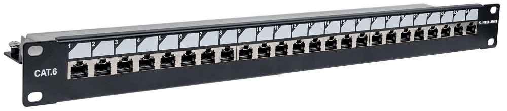 Locking 19" Cat6 Shielded Patch Panel Image 2