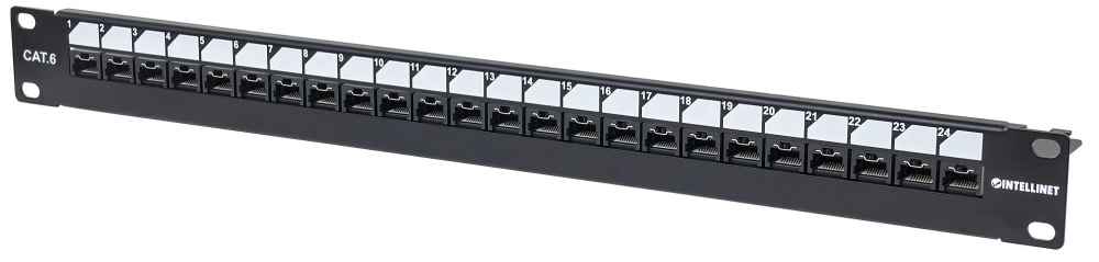 Locking 19" Cat6 Unshielded Patch Panel Image 1