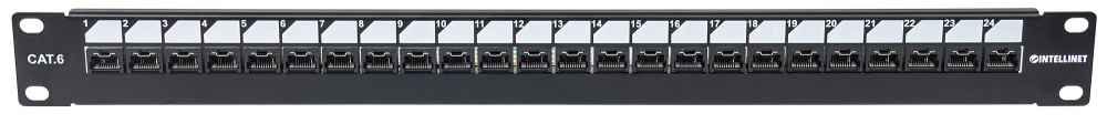Locking 19" Cat6 Unshielded Patch Panel Image 3