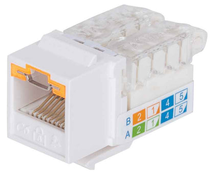 Locking Cat6 Keystone Jack Image 1