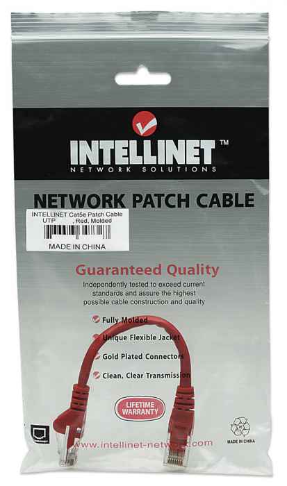 Network Cable, Cat5e, UTP Packaging Image 2