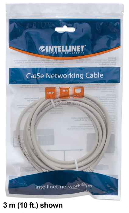 Cable Patch Ethernet Cat6 3m Negro - RJ45 a RJ45 UTP para Cable Patch Ethernet Cat6 3m Negro - RJ45 a RJ45 UTP para