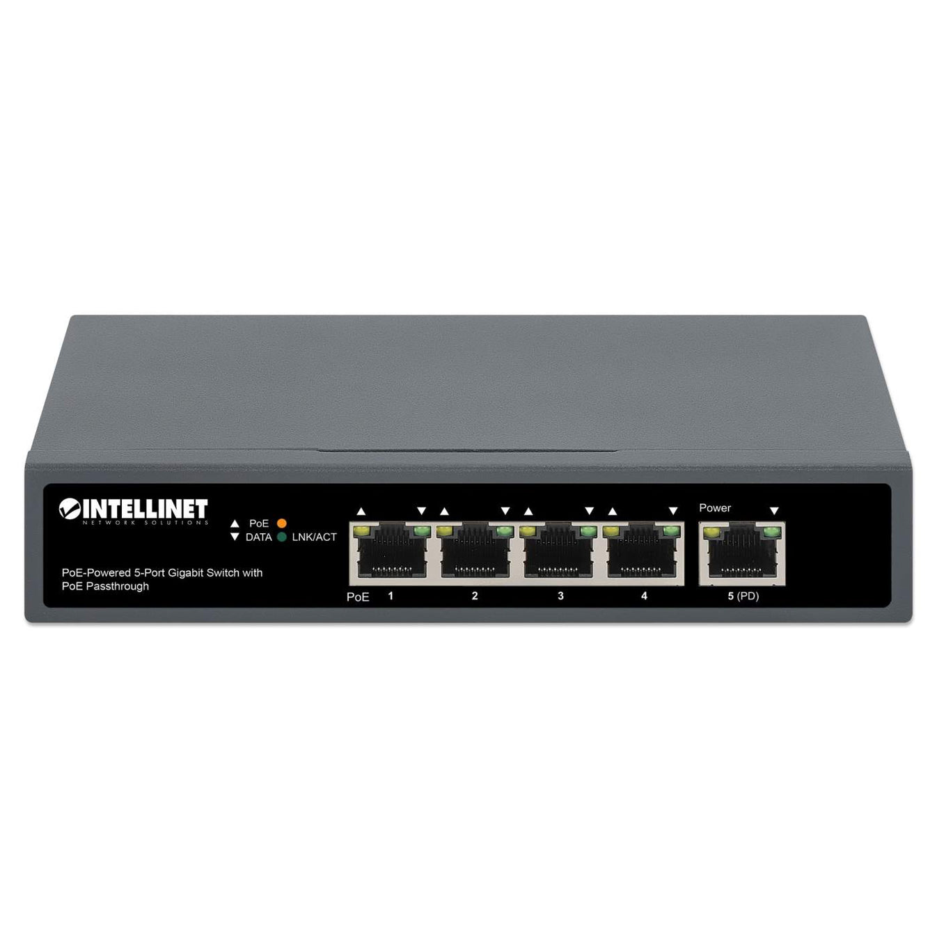 PoEPowered 5Port GbE Switch w/ PoE Passthrough (561808)
