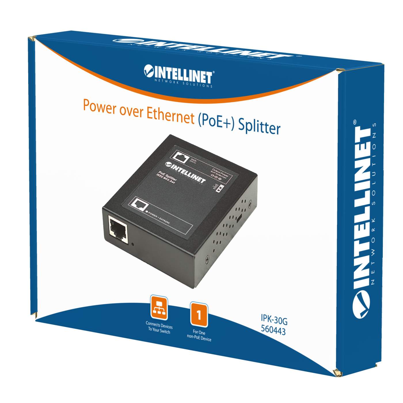 Intellinet Power over Ethernet (PoE+) Splitter (560443) – Intellinet Europe