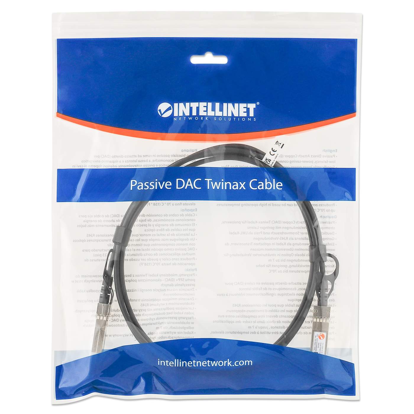 Intellinet SFP+ 10G Passive DAC Twinax Cable (508377) – Intellinet