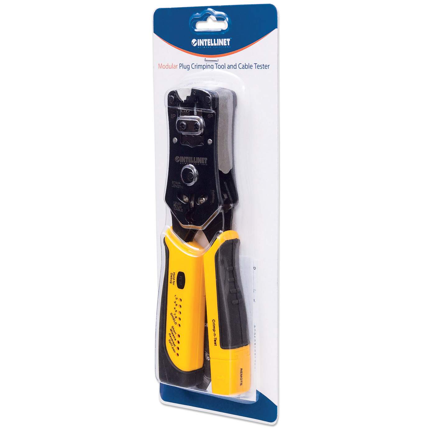 Universal Modular Plug Crimping Tool and Cable Tester Packaging Image 2